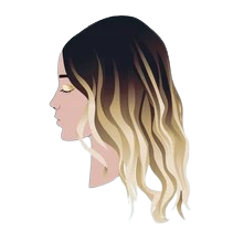 Hair color and highlights